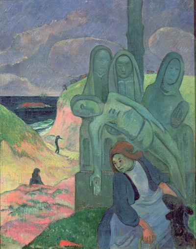 The Green Christ (Breton Calvary) 1889 by Paul Gauguin
